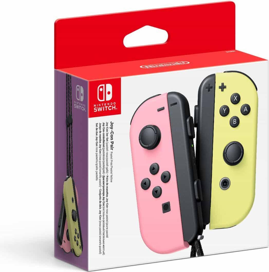 Nintendo Switch Joy-Con Pair - Pastel Pink/Yellow