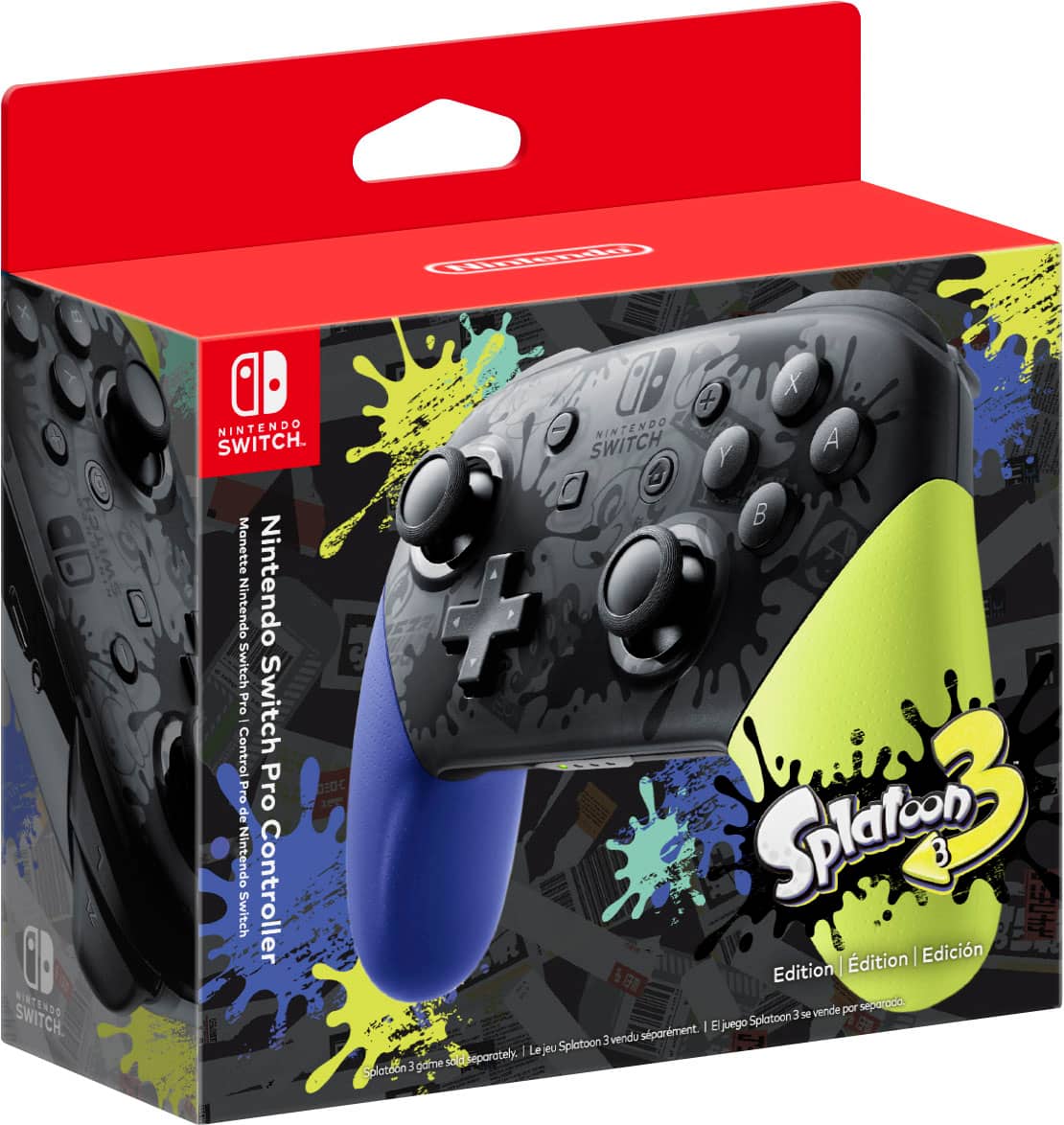 Nintendo Switch Pro Controller - Splatoon 3 Edition