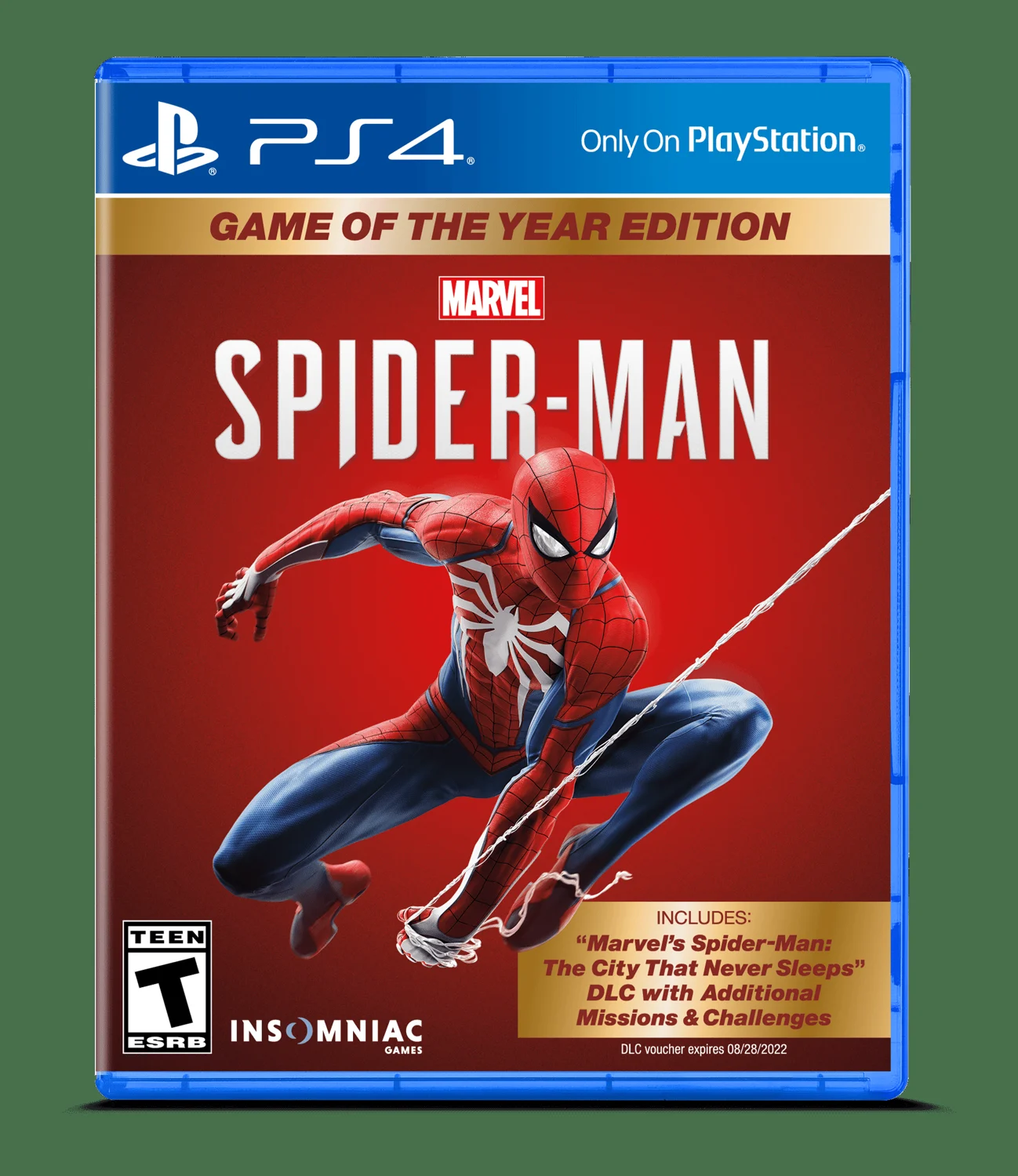 Marvel Spiderman Game of the Year - PS4 Disk