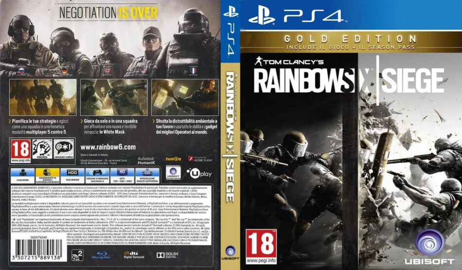 Rainbow Six Siege - PS4 Disk