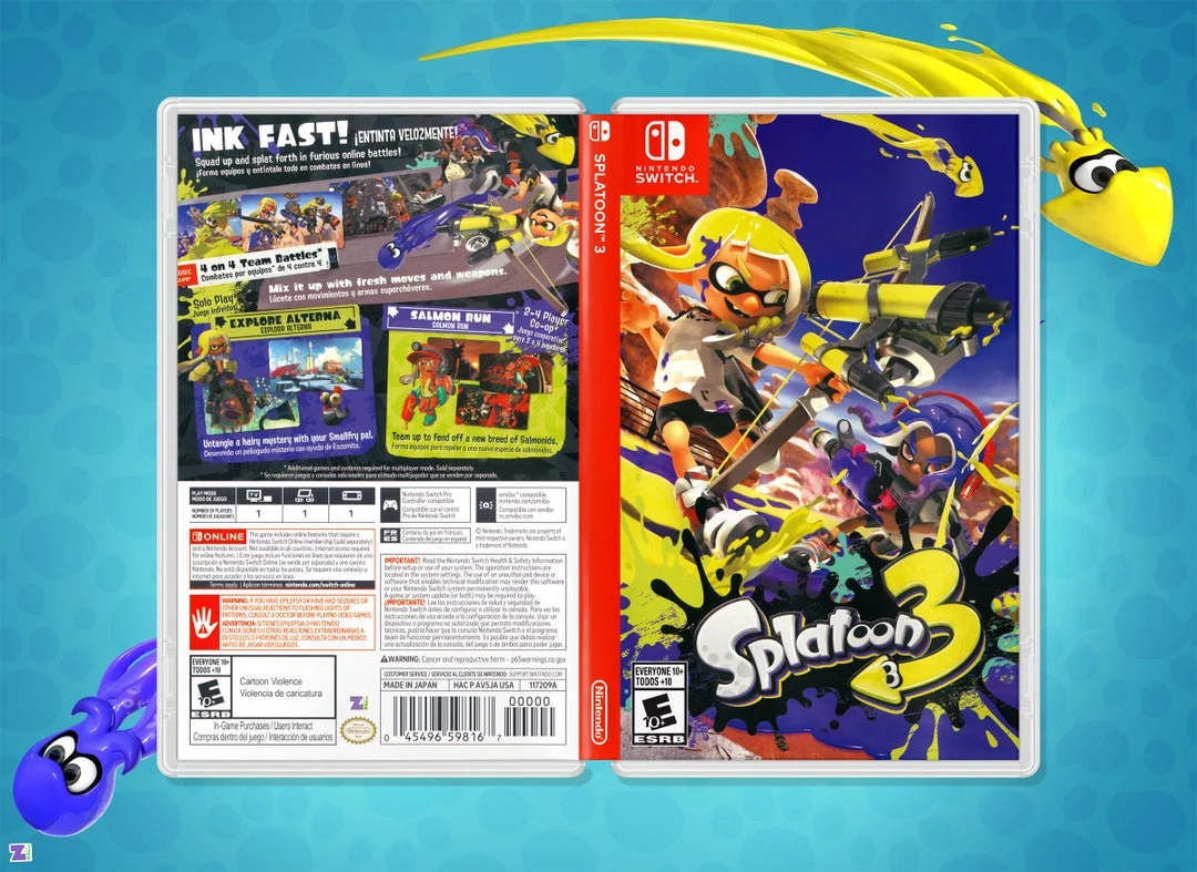 Spatoon 3 - Nintendo Switch Disk
